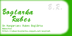 boglarka rubes business card